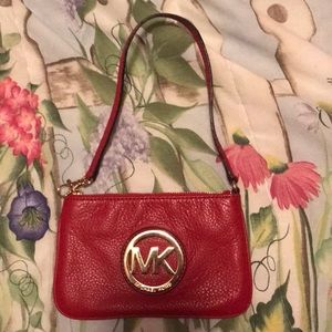 Michael Kors Leather Wristlet